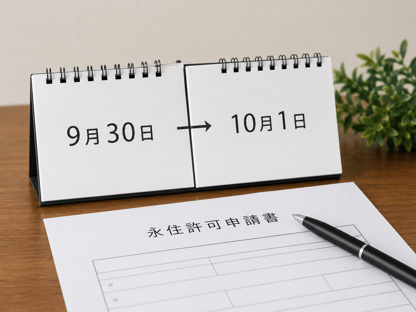 永住権の手数料が変わる時期と申請期限